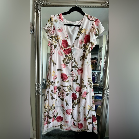 Forever 21 Floral print Spring Midi Dress - Picture 3 of 9